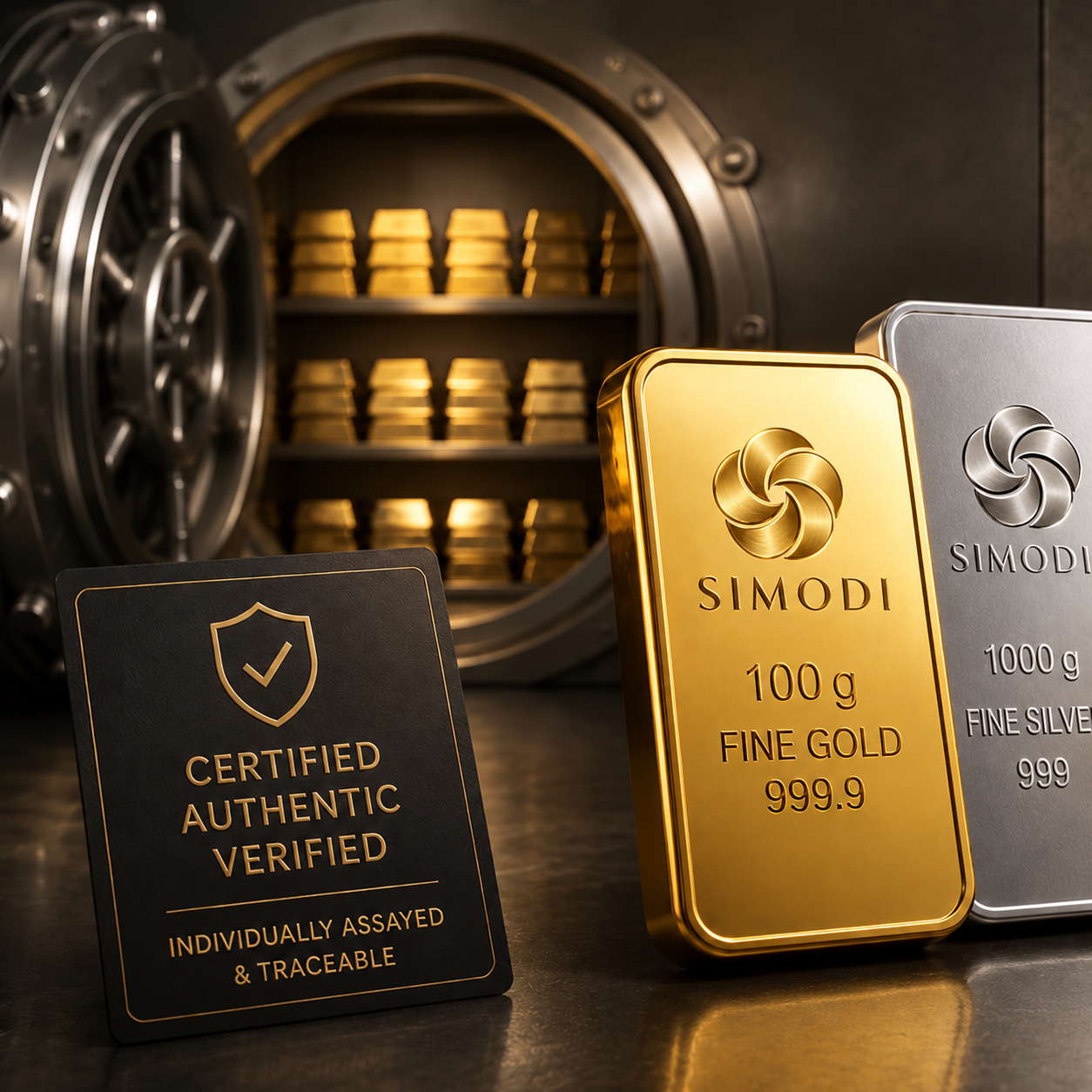 Gold bar certificate of authenticity